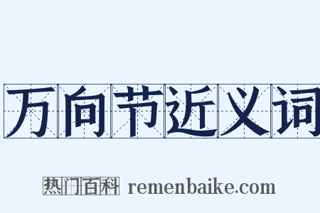 万向节近义词是什么意思的图片
